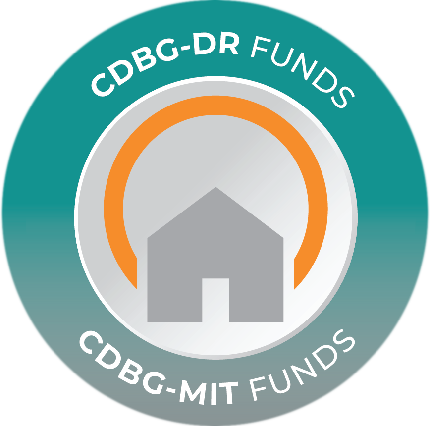 CDBG-DR Logo with link to about CDBG-DR.